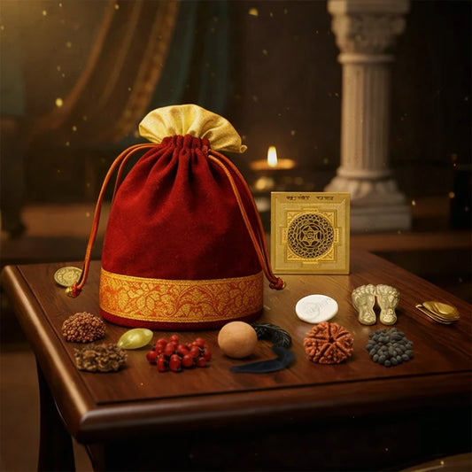 Kuber Potli + Rudraksha ( Combo )